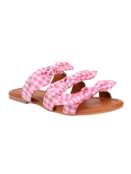 pink slip on sandals - 16534363 - Standard Image - 1