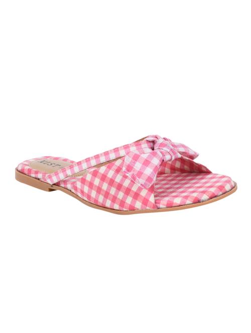 pink slip on sandals - 16534369 - Standard Image - 1