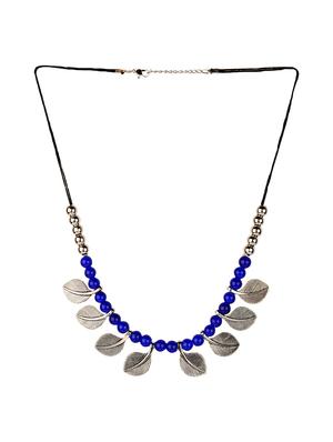 blue metal short necklace - 16534612 - Standard Image - 2