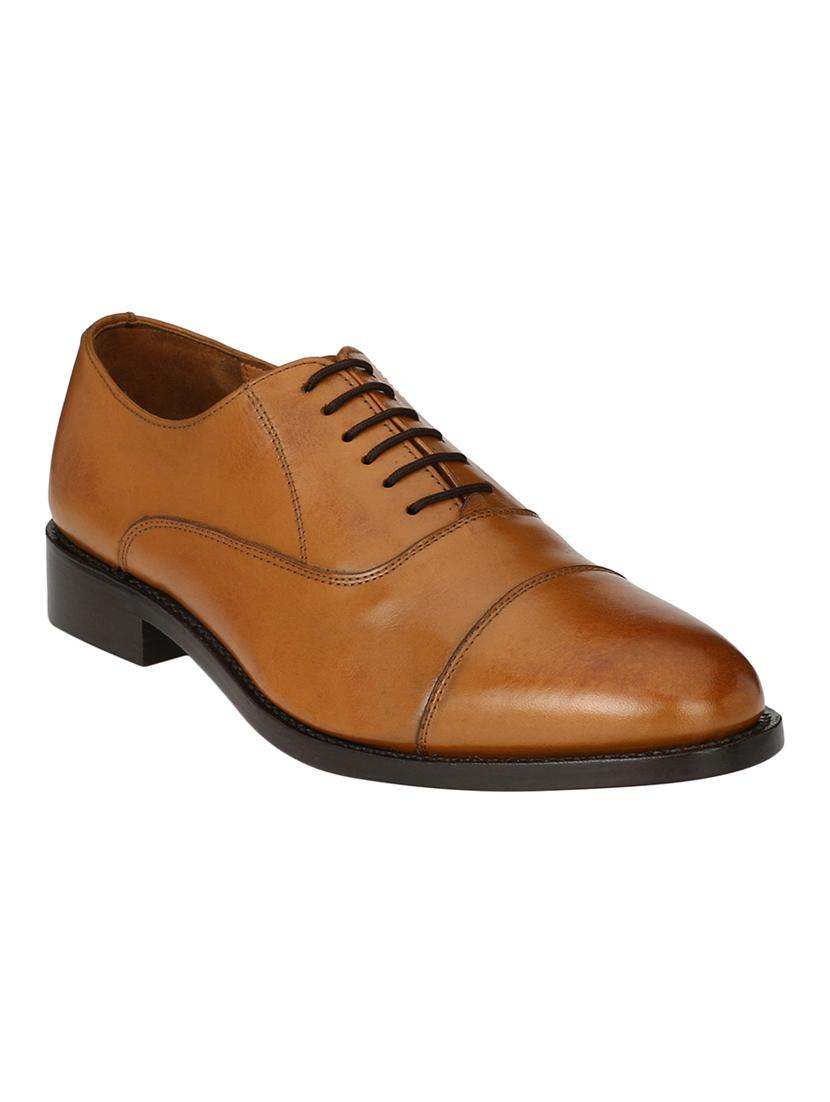 missali shoes tan leather lace-up oxfords - 16535732 - Zoom Image - 1