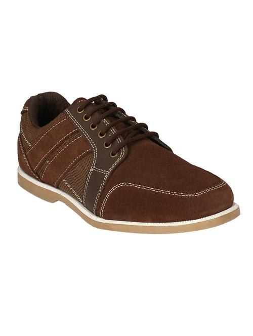 missali shoes brown leather lace up shoes - 16535764 - Standard Image - 1