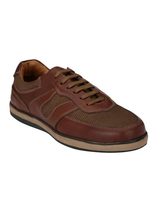 missali shoes brown leather lace up shoes - 16535788 - Standard Image - 1
