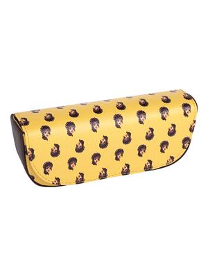 yellow leatherette (pu) quirky clutch - 16535799 - Standard Image - 4