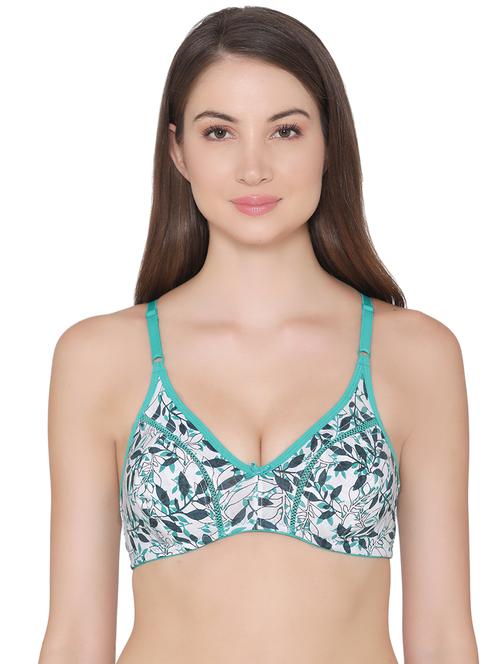 bow patch floral bra - 16535817 - Very Small Image - 1