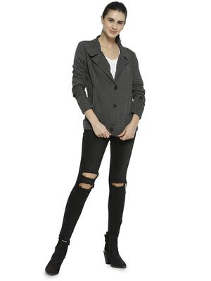 lapel neck button detail windcheater jacket - 16535958 - Standard Image - 4