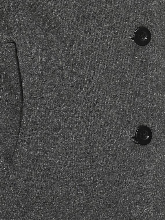 lapel neck button detail windcheater jacket - 16535958 - Zoom Image - 5