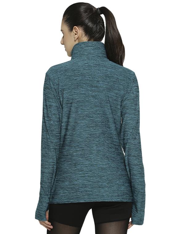thumb-hole sleeved color block summer jacket - 16536010 - Zoom Image - 3