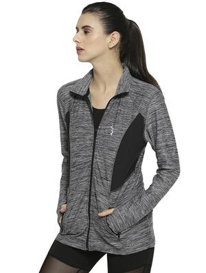 thumb-hole sleeved color block summer jacket - 16536011 - Standard Image - 2
