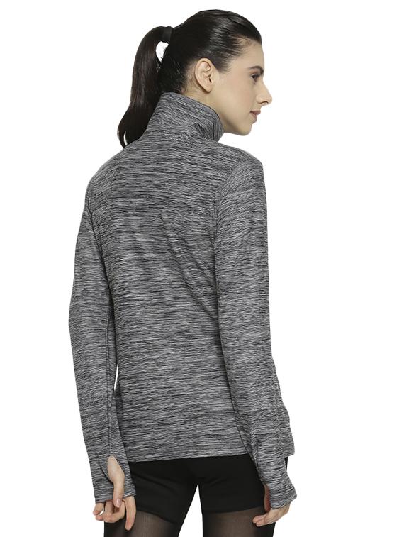 thumb-hole sleeved color block summer jacket - 16536011 - Zoom Image - 3