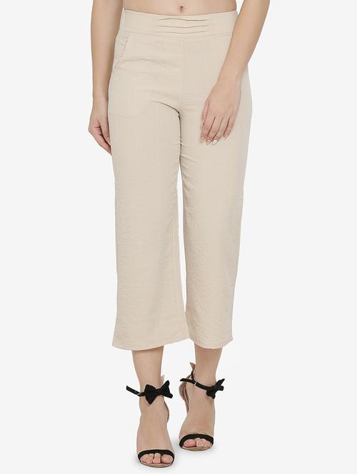 high rise pleated waist trouser - 16536403 - Standard Image - 1