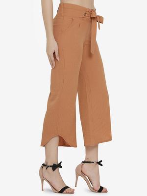 tie up waist striped trouser - 16536404 - Standard Image - 2