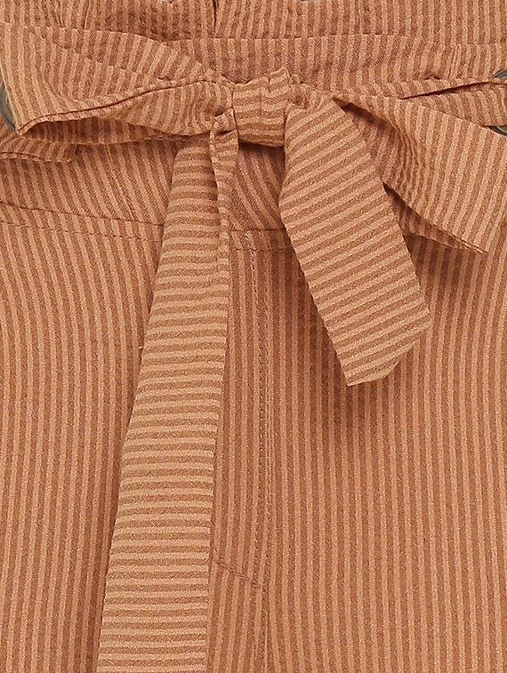 tie up waist striped trouser - 16536404 - Zoom Image - 5