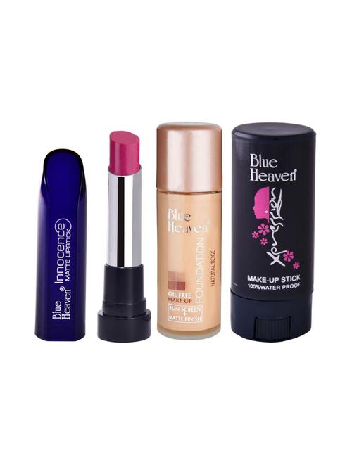blue heaven concealer,foundation & lispstick combos - 16537307 - Standard Image - 1