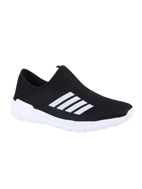 biggie black mesh sport shoes - 16537363 - Standard Image - 1