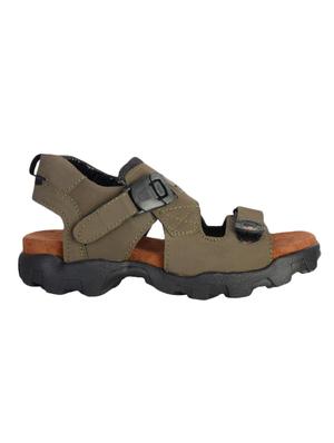 biggie green leatherette back strap sandals - 16537496 - Standard Image - 2