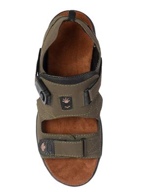 biggie green leatherette back strap sandals - 16537496 - Standard Image - 4