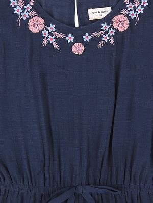 blue cotton blend regular tops & tee - 16537587 - Standard Image - 5