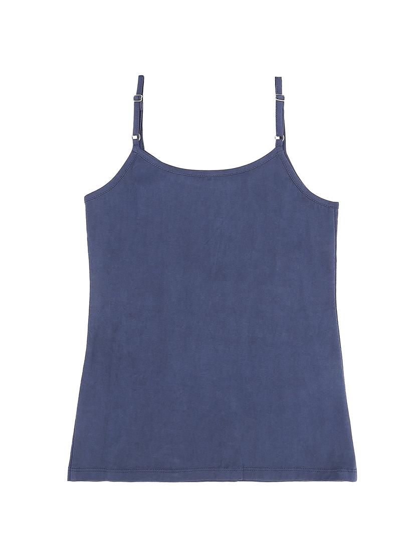 blue cotton blend regular tops & tee - 16537587 - Zoom Image - 4