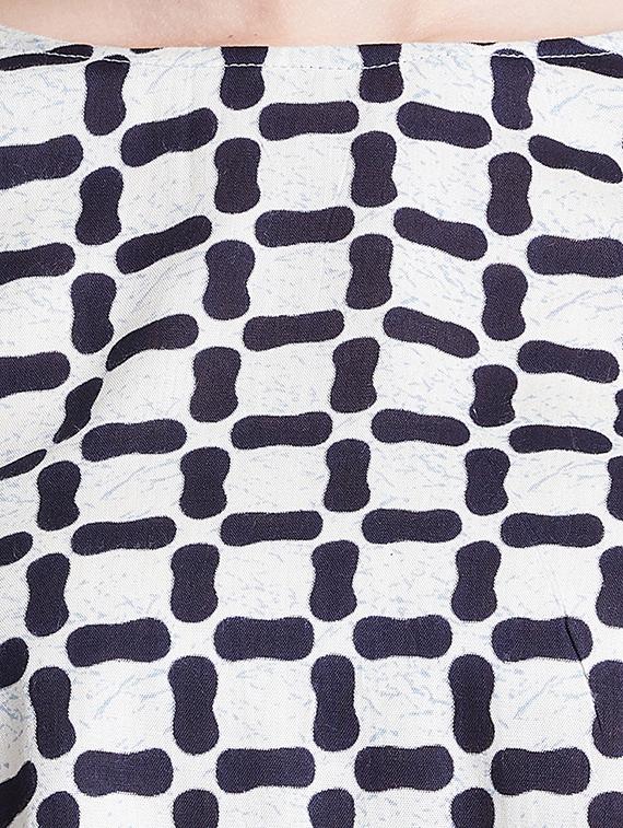 exaggerated sleeved boat neck top - 16538111 - Zoom Image - 4