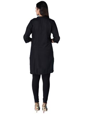 solid straight kurta - 16541867 - Standard Image - 3