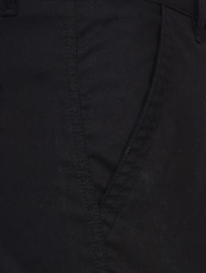black solid cargo trouser - 16542028 - Standard Image - 5