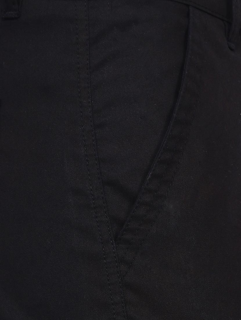 black solid cargo trouser - 16542028 - Zoom Image - 5