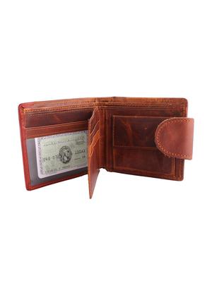 brown & red leather wallet - 16542150 - Standard Image - 3