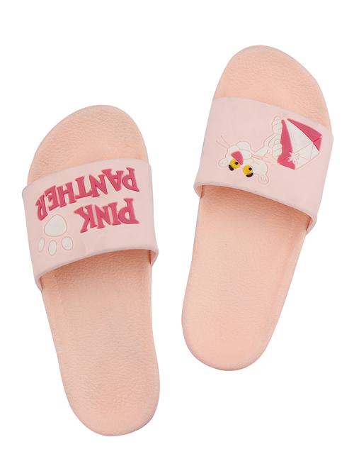do bhai pink panther rubber flip flops - 16542474 - Standard Image - 1