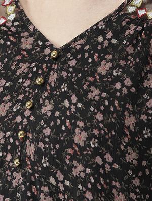v- neck embellished shift dress - 16542515 - Standard Image - 5
