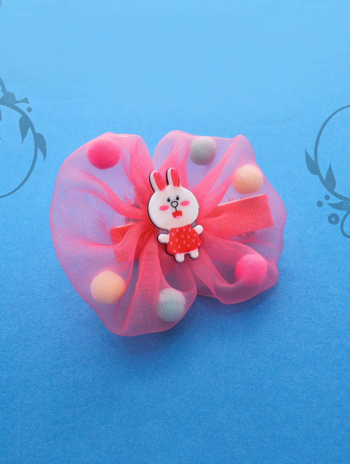 jewelz bunny and net design hair clip with multi colour pompom balls for kids - 16542700 - Zoom Image - 1