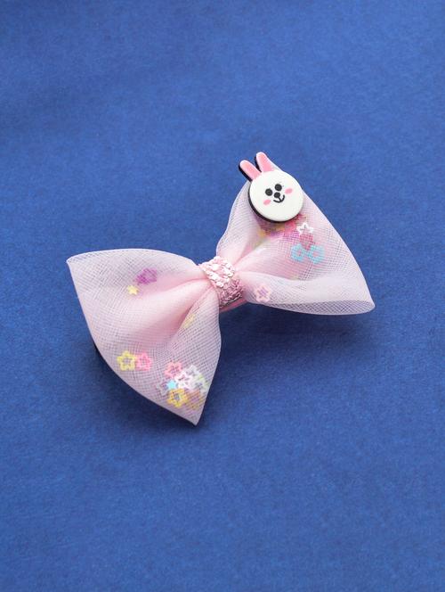 jewelz bunny and bow shaped hair clip with multi shiny stars for kids - 16542706 - Standard Image - 1