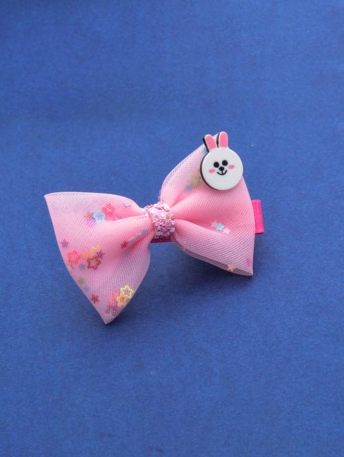 jewelz bunny and bow shaped hair clip with multi shiny stars for kids - 16542707 - Standard Image - 1