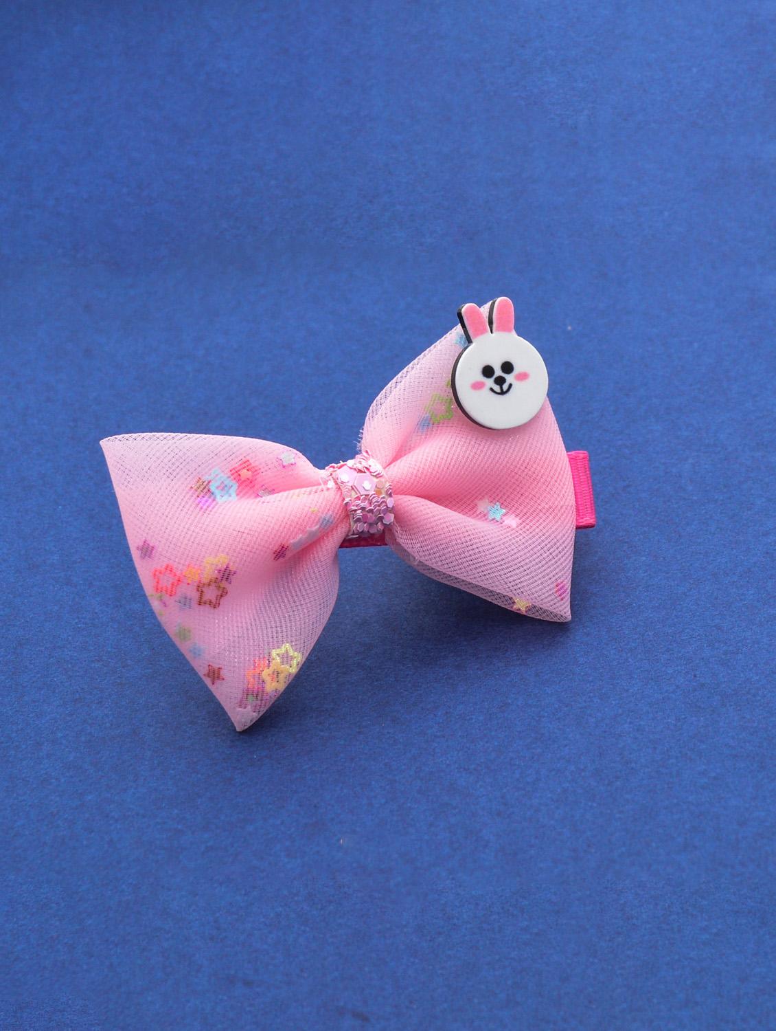 jewelz bunny and bow shaped hair clip with multi shiny stars for kids - 16542707 - Zoom Image - 1