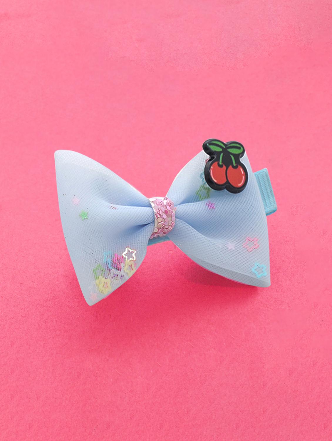jewelz cherry and bow shaped hair clip with multi shiny stars for kids - 16542713 - Zoom Image - 1
