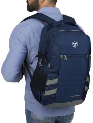 blue solid laptop backpack - 16543446 - Standard Image - 5