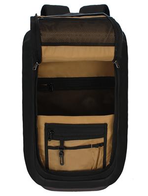 black polyester laptop backpack - 16543457 - Standard Image - 3