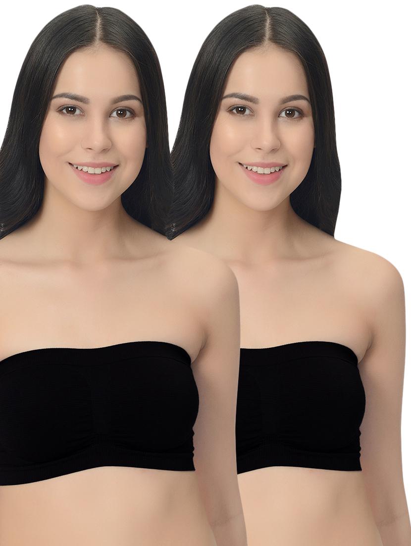 set of 2 solid tube bra - 16544450 - Zoom Image - 1