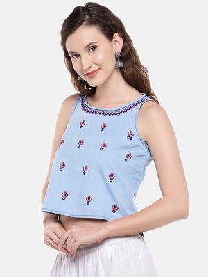 embroidered blouse - 16545261 - Standard Image - 2