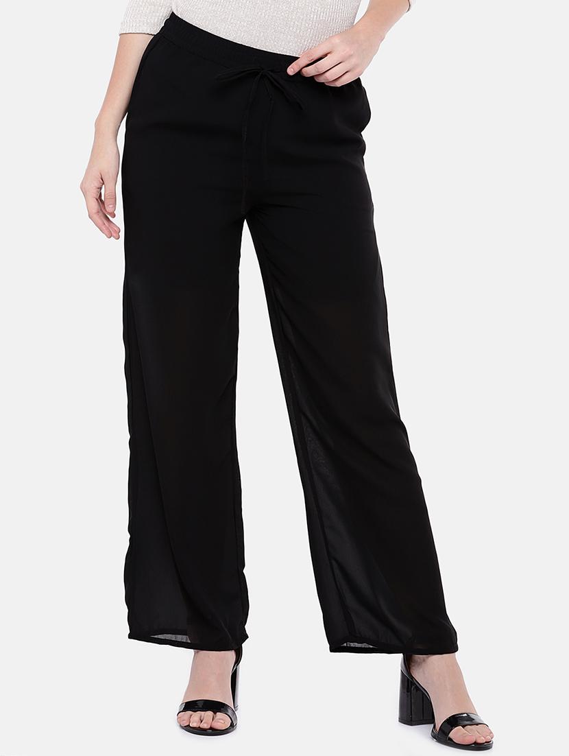drawstring solid straight palazzo - 16545380 - Zoom Image - 1