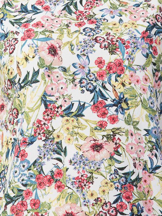 bell sleeved floral top - 16545438 - Zoom Image - 5