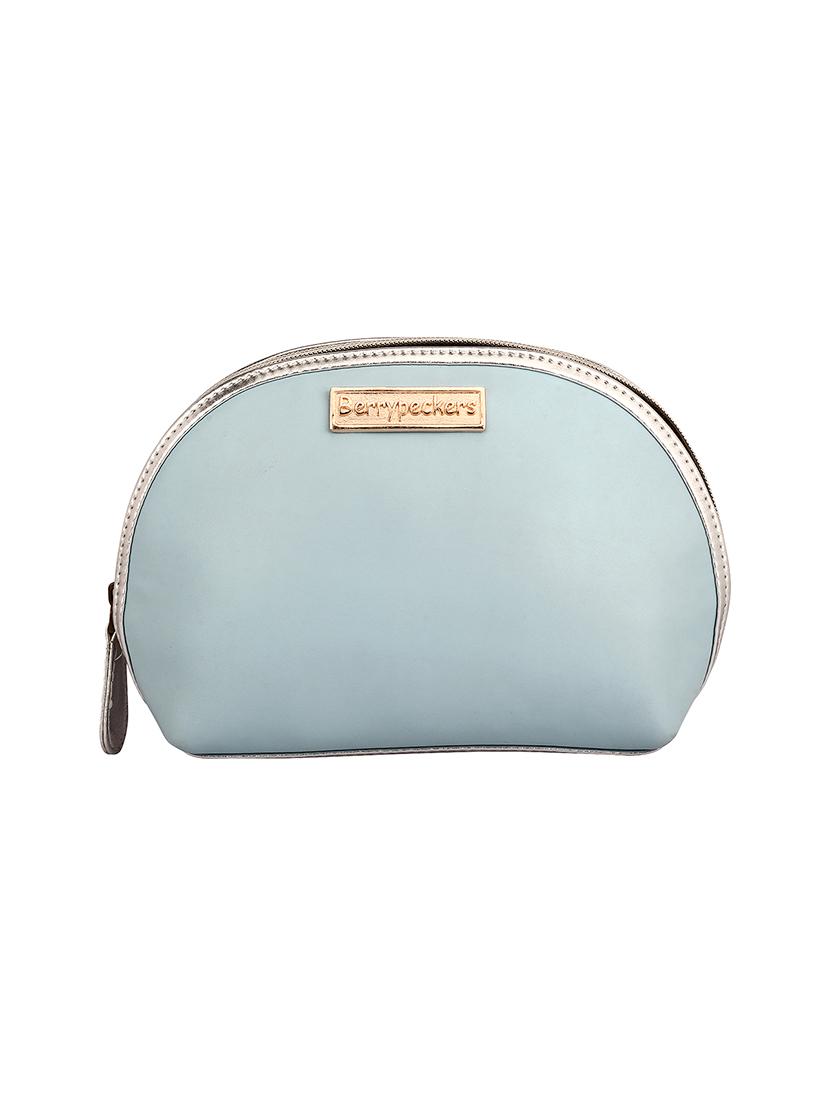 blue leatherette (pu) pouch clutch - 16545538 - Zoom Image - 1