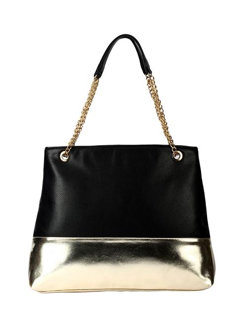 black leatherette (pu) regular handbag - 16545579 - Very Small Image - 1