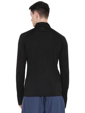black solid raglan t-shirt - 16545976 - Standard Image - 3