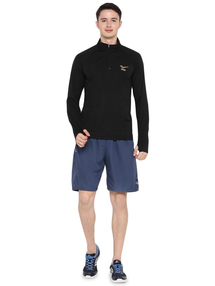 black solid raglan t-shirt - 16545976 - Zoom Image - 4