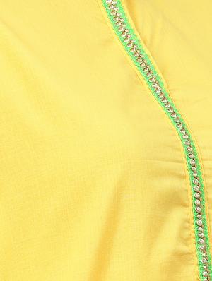 bell sleeves kurta palazzo set - 16546096 - Standard Image - 4