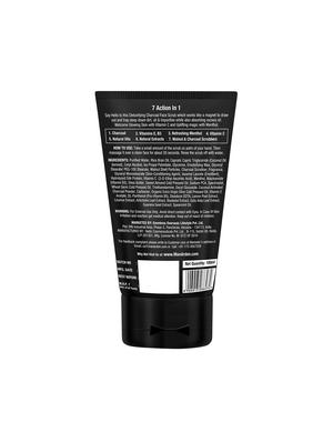 man arden 7x activated charcoal face scrub 100ml - infused with vitamin c & menthol - 16547738 - Standard Image - 2