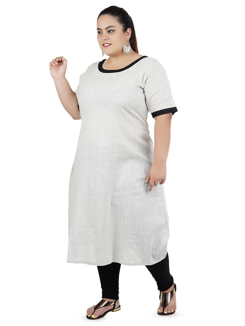 solid straight kurta - 16547856 - Zoom Image - 2