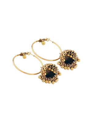 gold zinc balli earring - 16548132 - Standard Image - 3
