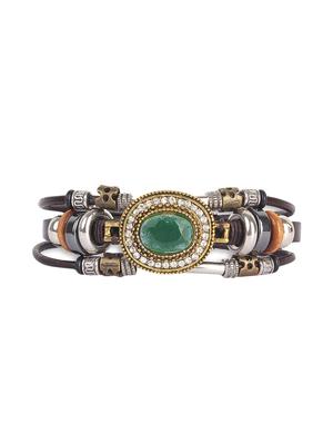 green zinc links bracelet - 16548212 - Standard Image - 2