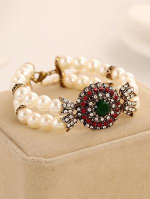 red zinc bangle bracelet - 16548216 - Standard Image - 3